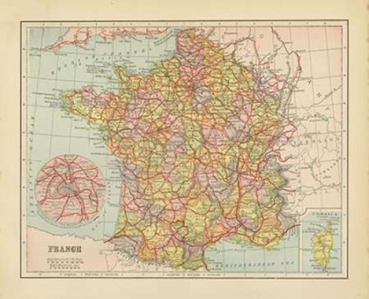 French Map II Poster Print by Gwendolyn Babbitt - Item # VARPDXBAB064